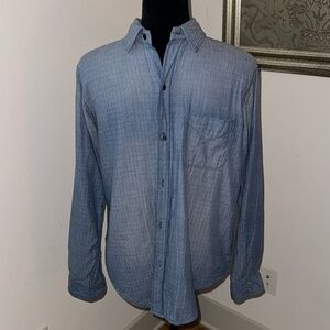 Current Elliot Sz S ‎ blue buttoned down The Prep school shirt Belmont stripe